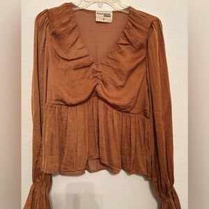 Savanna Jane boho crop top M